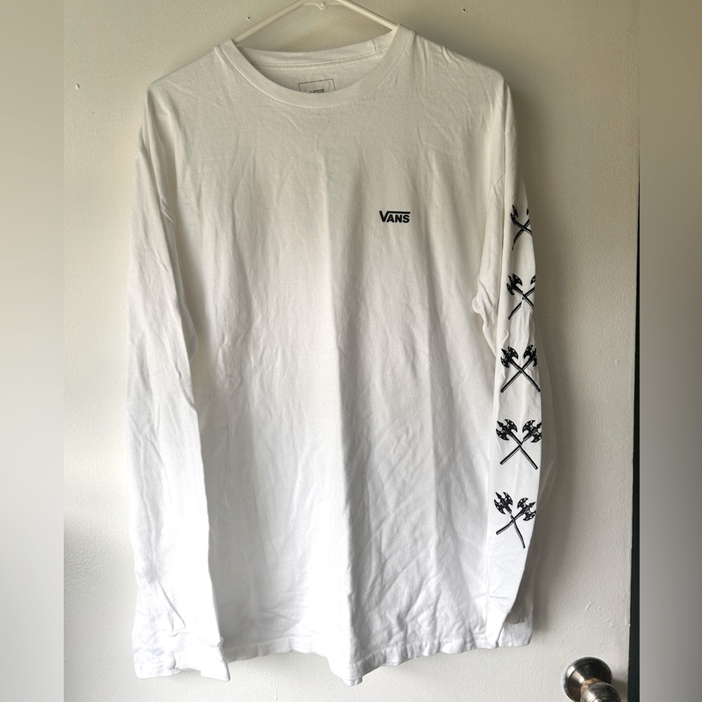 Vans Classic Fit Long Sleeve Tee Shirt Sz LG